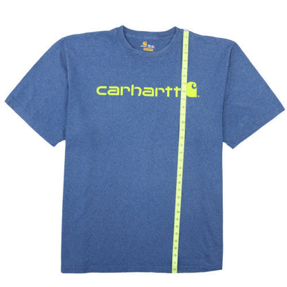Carhartt Men's Blue 2XLT Original Fit Logo T-Shirt
