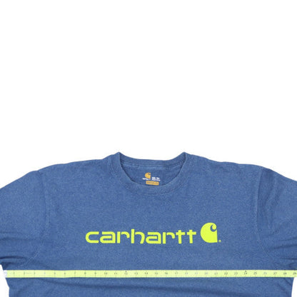 Carhartt Men's Blue 2XLT Original Fit Logo T-Shirt