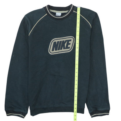Nike Men's Black Pullover Sweatshirt S Vintage Crew Neck Logo