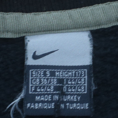 Nike Men's Black Pullover Sweatshirt S Vintage Crew Neck Logo