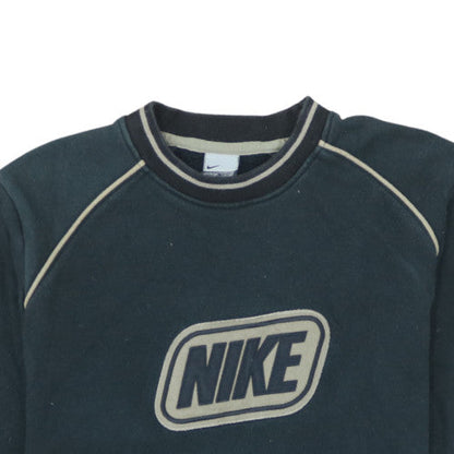 Nike Men's Black Pullover Sweatshirt S Vintage Crew Neck Logo
