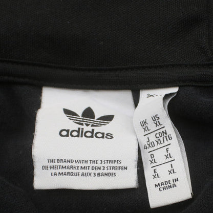 Adidas Men's Black XL Full Zip Hoodie Sweatshirt with Hood