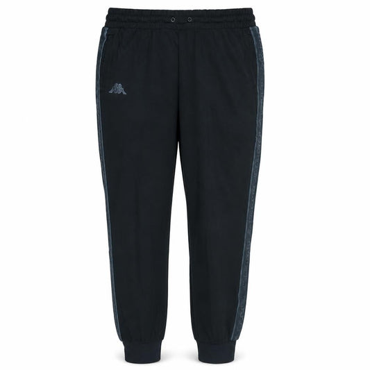 Kappa Men's Black XL Jogger Trousers with Side Stripe