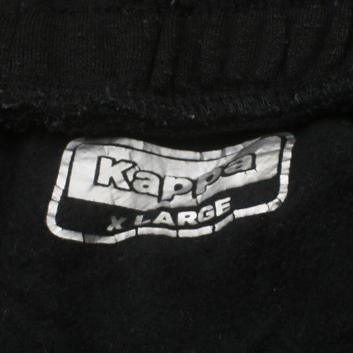 Kappa Men's Black XL Jogger Trousers with Side Stripe