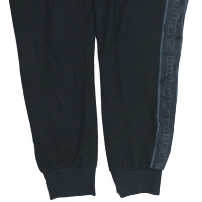 Kappa Men's Black XL Jogger Trousers with Side Stripe