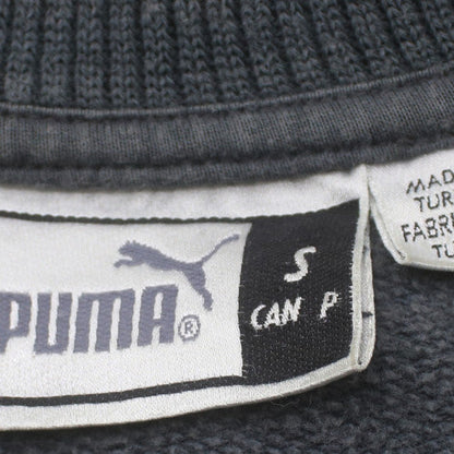 Puma Men’s Blue Pullover Sweatshirt Small Crew Neck Sports Fleece