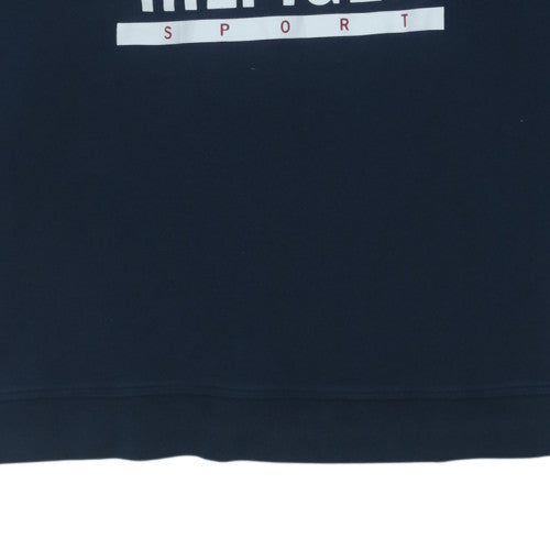 Tommy Hilfiger Sport Womens Navy Hoodie XXL Relaxed Fit Cotton