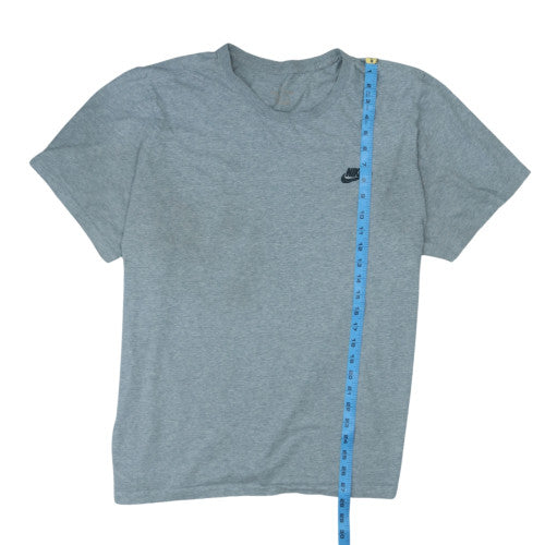 Nike Men's Grey Crew Neck Cotton Short Sleeve T-Shirt Size XS