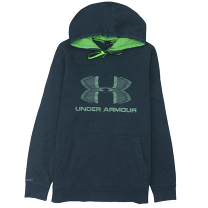 Under Armour Men's Blue Medium Pullover Hoodie with Logo