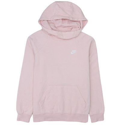 Nike Womens Pink Pullover Hoodie Medium Cotton Blend Casual
