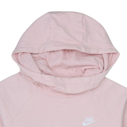 Nike Womens Pink Pullover Hoodie Medium Cotton Blend Casual