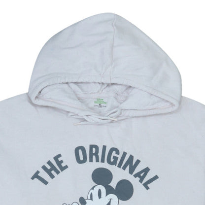 Kiabi Disney Womens White Mickey Mouse Pullover Hoodie XL