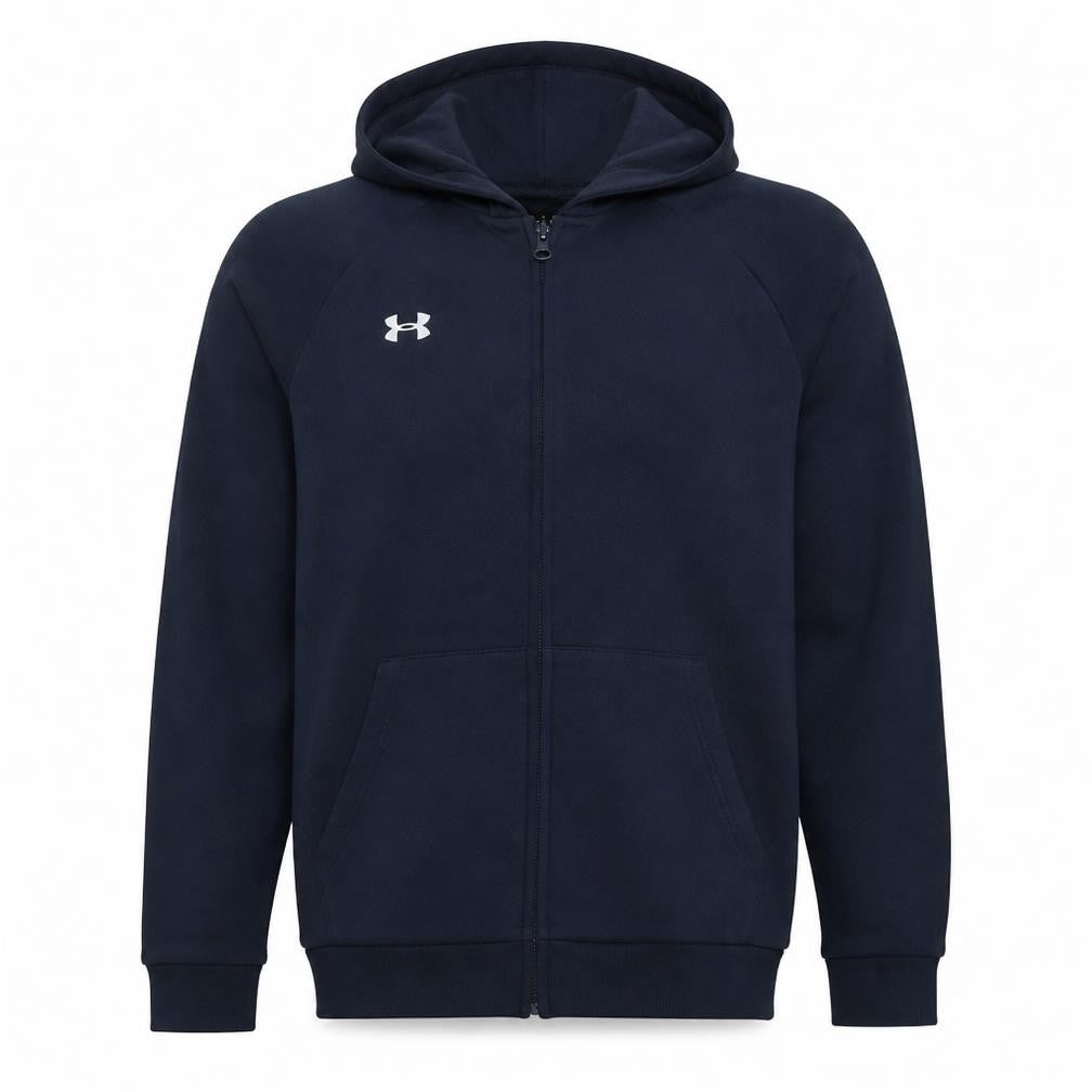 Under Armour Men's Blue XL Full Zip Hoodie Lightweight Fleece