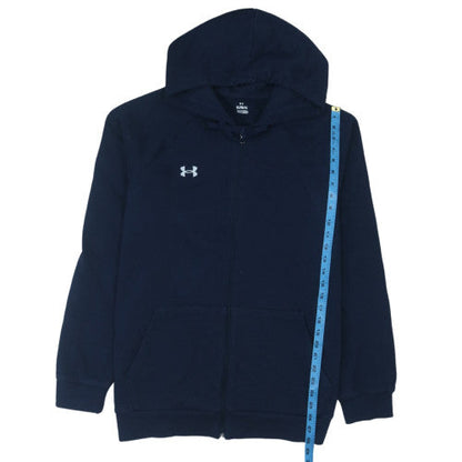 Under Armour Men's Blue XL Full Zip Hoodie Lightweight Fleece