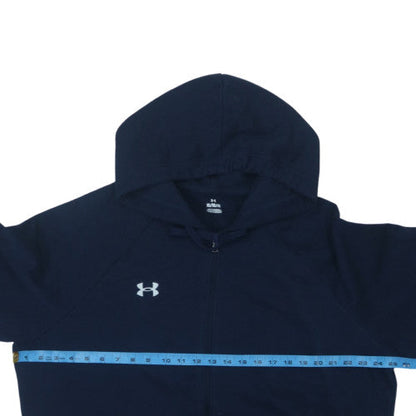 Under Armour Men's Blue XL Full Zip Hoodie Lightweight Fleece
