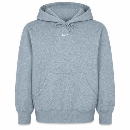 Nike Men's Grey Pullover Hoodie Small Fleece Logo Sweatshirt
