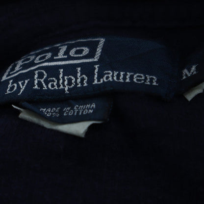 Ralph Lauren Men's Blue 1/4 Zip Cotton Fleece Sweatshirt M