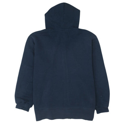 Nike Mens Blue Full Zip Hoodie XL Fleece Lined Sweatshirt