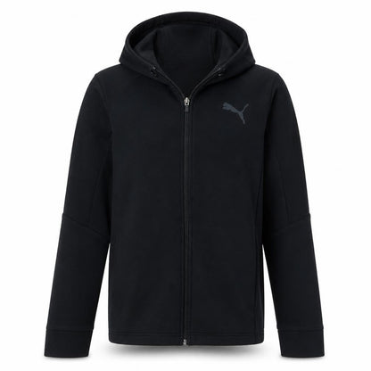 Puma Men's Black Full Zip Hoodie Size L Fleece Sportswear