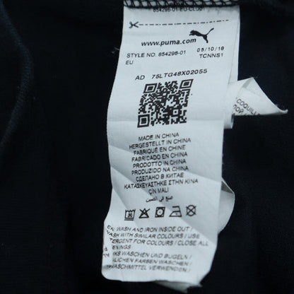 Puma Men's Black Full Zip Hoodie Size L Fleece Sportswear