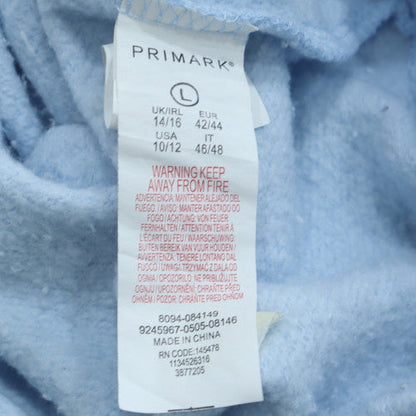 Disney Primark Women Blue Stitch Sweatshirt Size L 14/16 Crew Neck