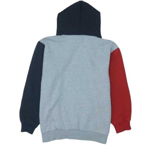 Champion Mens Grey Colourblock Pullover Hoodie Small