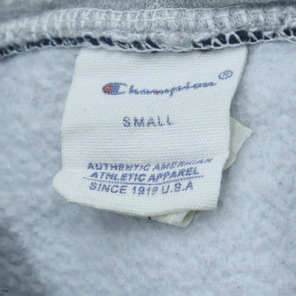 Champion Mens Grey Colourblock Pullover Hoodie Small