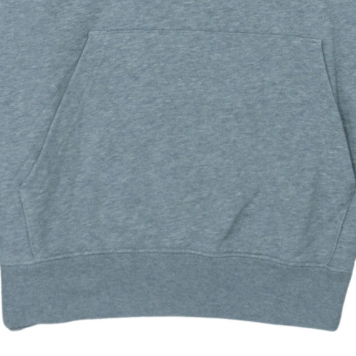 Nike Men's Grey Pullover Hoodie M Regular Fit Sports Fleece