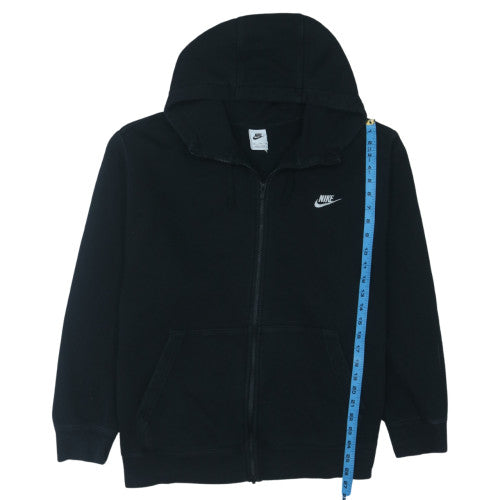 Nike Men's Black Full Zip Fleece Hoodie 2XL Regular Fit