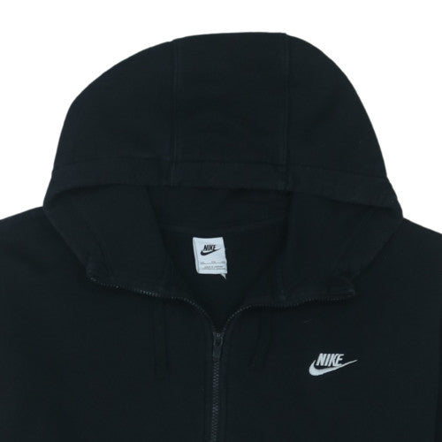 Nike Men's Black Full Zip Fleece Hoodie 2XL Regular Fit