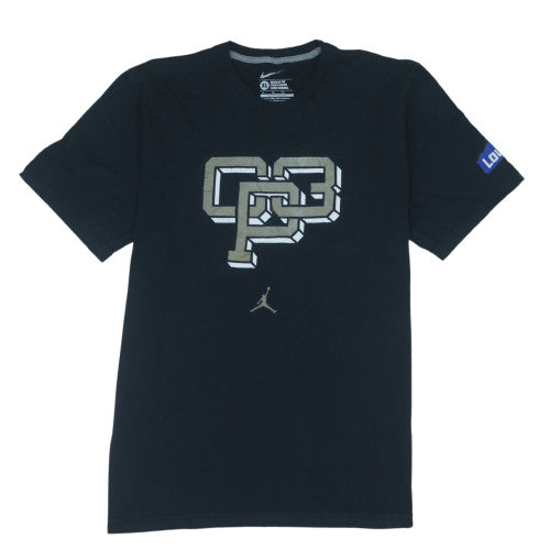 Nike Mens Black XL CP3 Jordan Graphic Regular Fit T-Shirt
