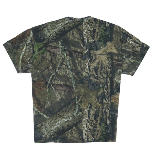 Mossy Oak Men's Green Camouflage Short Sleeve Cotton T-Shirt XL