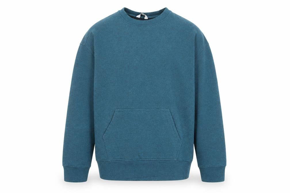 Danskin Mens Blue XL Pullover Fleece Sweatshirt
