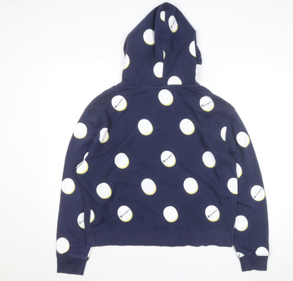Champion Men's Blue Polka Dot Pullover Hoodie XL Sportswear