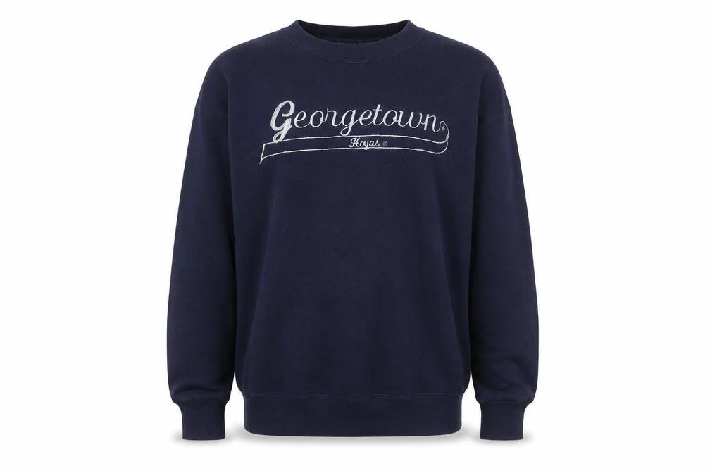 Home Team Advantage Men's Blue Georgetown Hoyas Pullover Sweatshirt L
