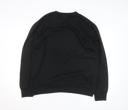 NBA Men's Black Toronto Raptors Logo Pullover Sweatshirt Size L
