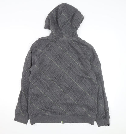 Nike Teens Grey Full Zip Hoodie XL Logo Sportswear