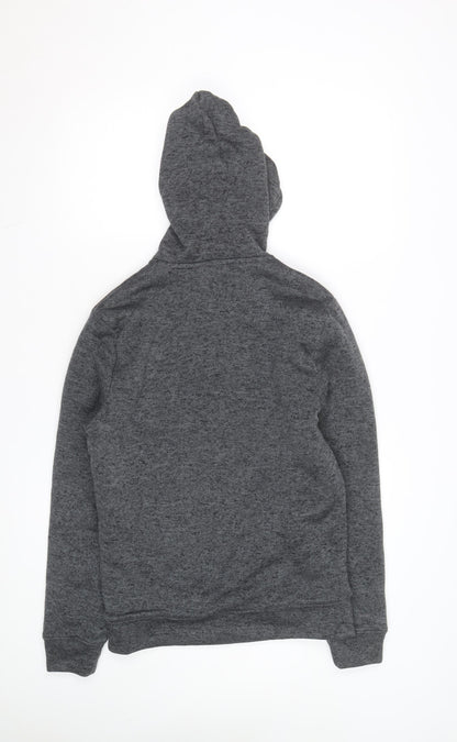 Arizona Jean Co Men's Grey Full Zip Hooded Fleece Lined Hoodie Size S