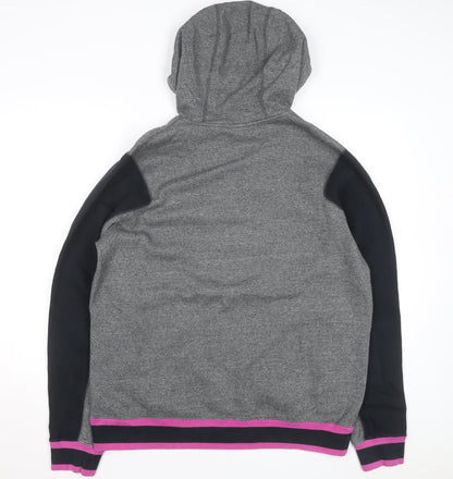 Nike Jordan Men's Grey XL Hoodie Varsity Style Embroidered Logo