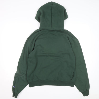 Champion Mens Green Hoodie Clarkson University Pullover Size M