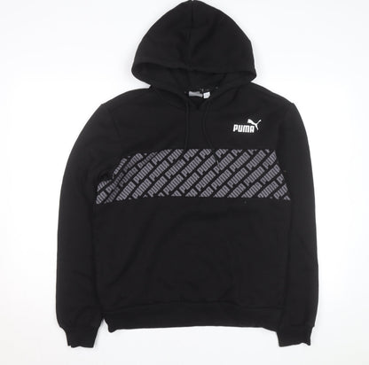 Puma Men's Black Pullover Hoodie Small Sportswear Fleece