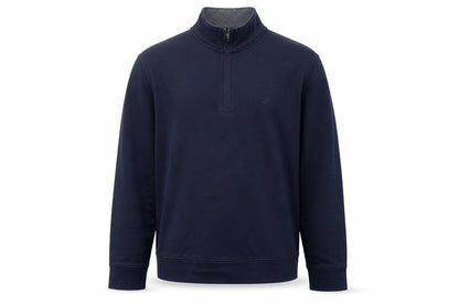 Nautica Men's Blue XL 1/4 Zip Mock Neck Fleece Sweatshirt