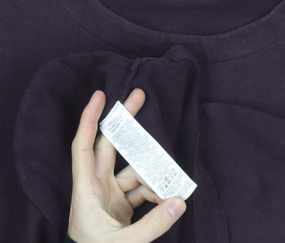 Seasalt Cornwall Women Purple UK 12 Tunic Sweatshirt Cotton Blend