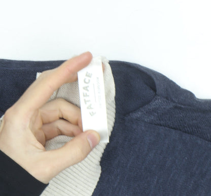 FatFace Men’s Blue Cotton Wool Pullover Jumper L