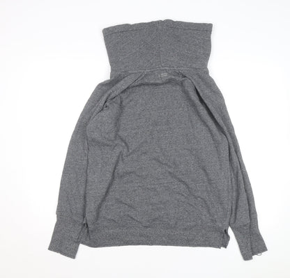 Calvin Klein Men’s Grey Pullover Hoodie L High Neck Performance Logo