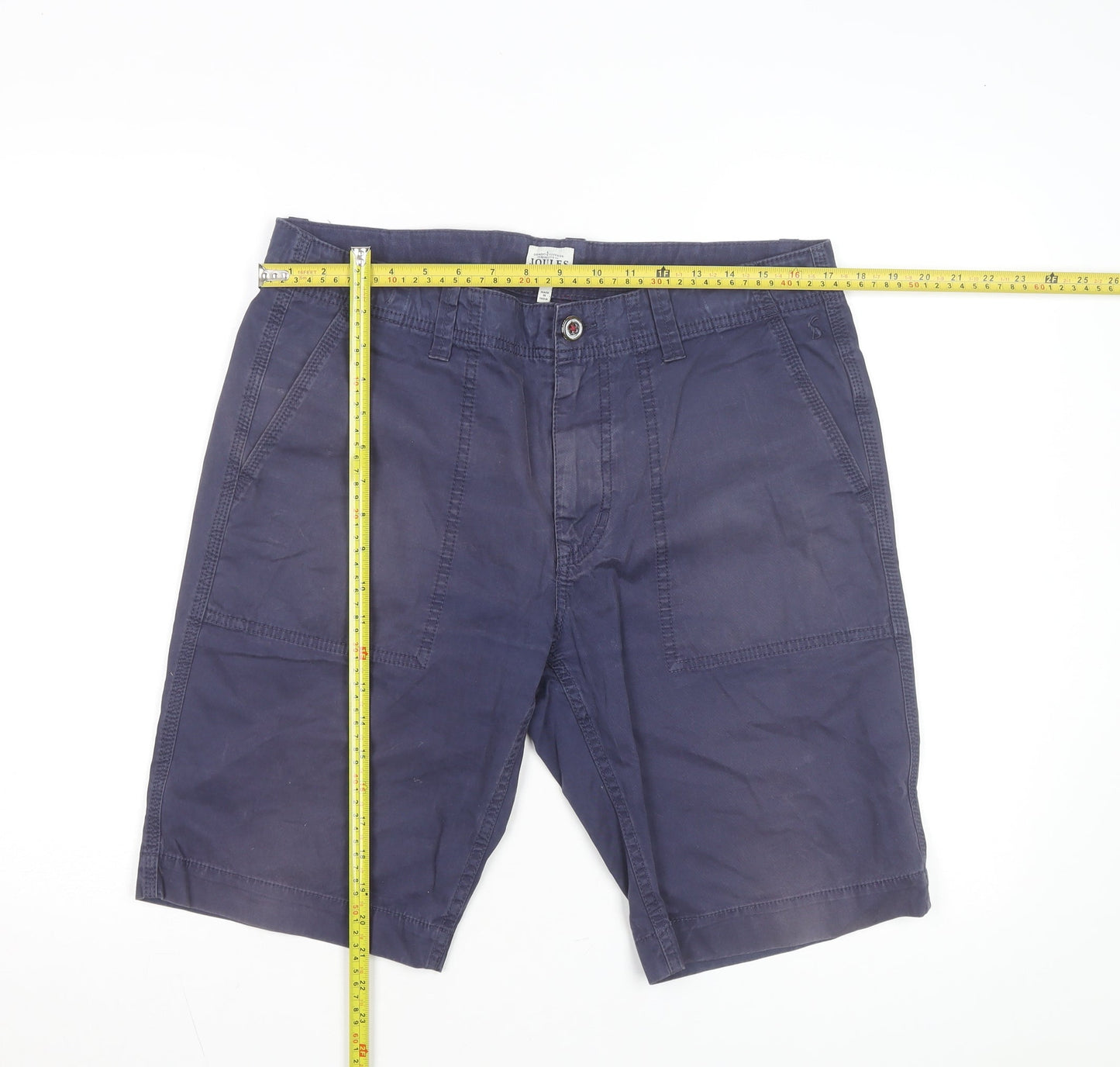 Joules Men's Blue Chino Shorts Size L 34in Cotton Casual