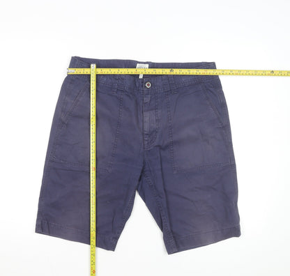 Joules Men's Blue Chino Shorts Size L 34in Cotton Casual