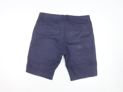 Joules Men's Blue Chino Shorts Size L 34in Cotton Casual
