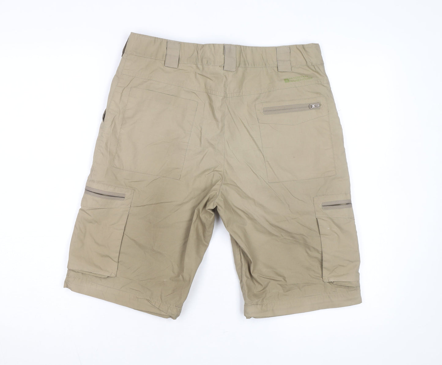 Mountain Warehouse Men’s Beige Cargo Shorts Size 32 Quick Dry Outdoor