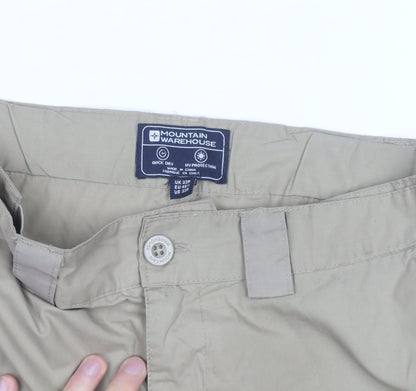 Mountain Warehouse Men’s Beige Cargo Shorts Size 32 Quick Dry Outdoor